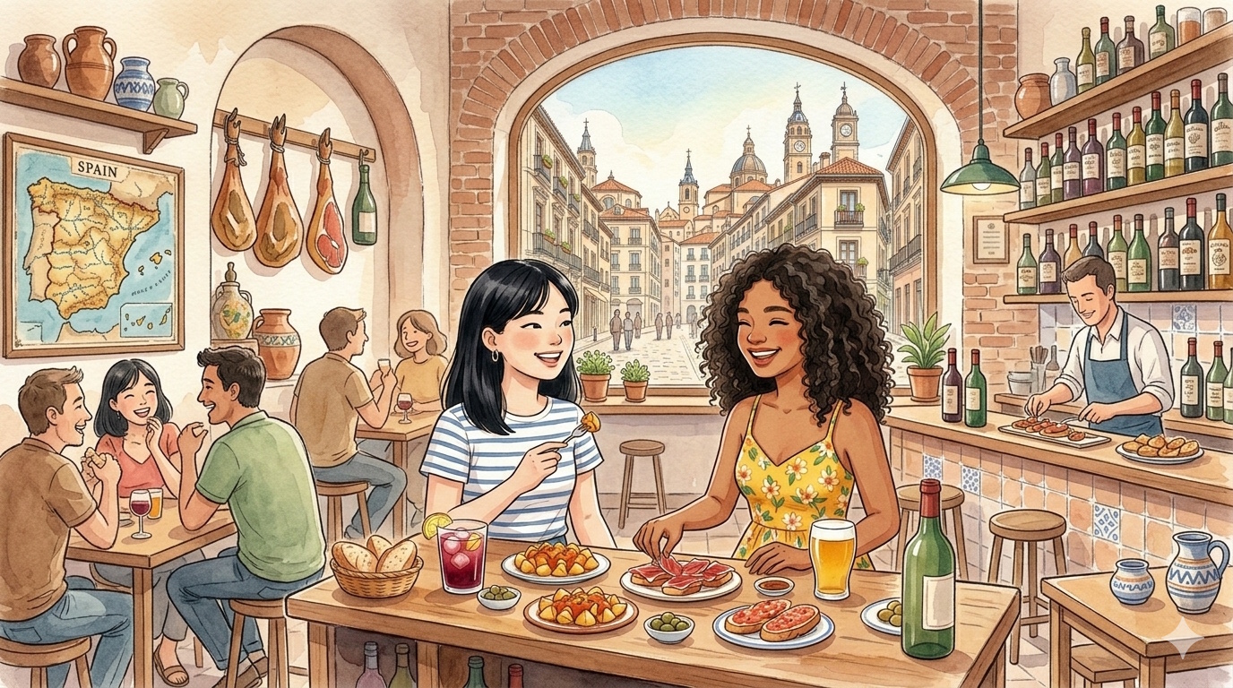 In der Tapas-Bar