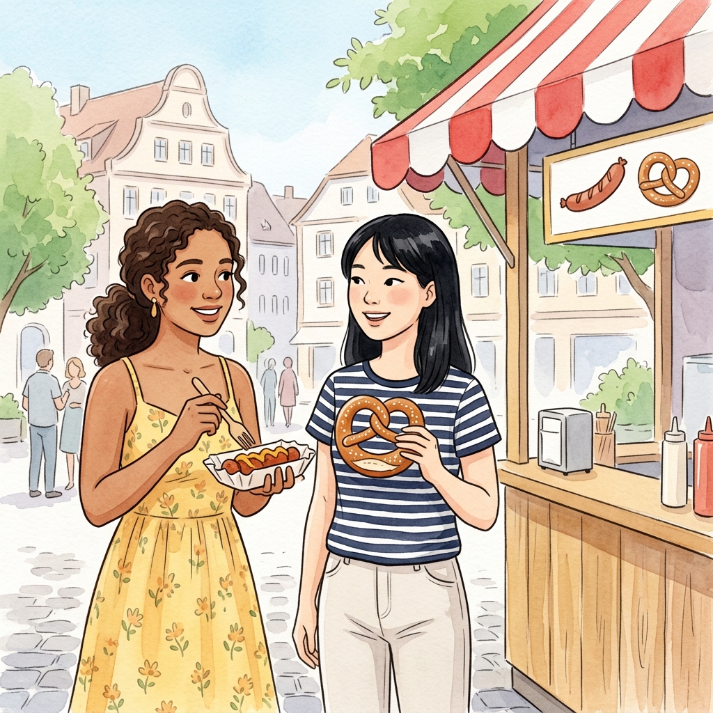 Auf dem Wochenmarkt