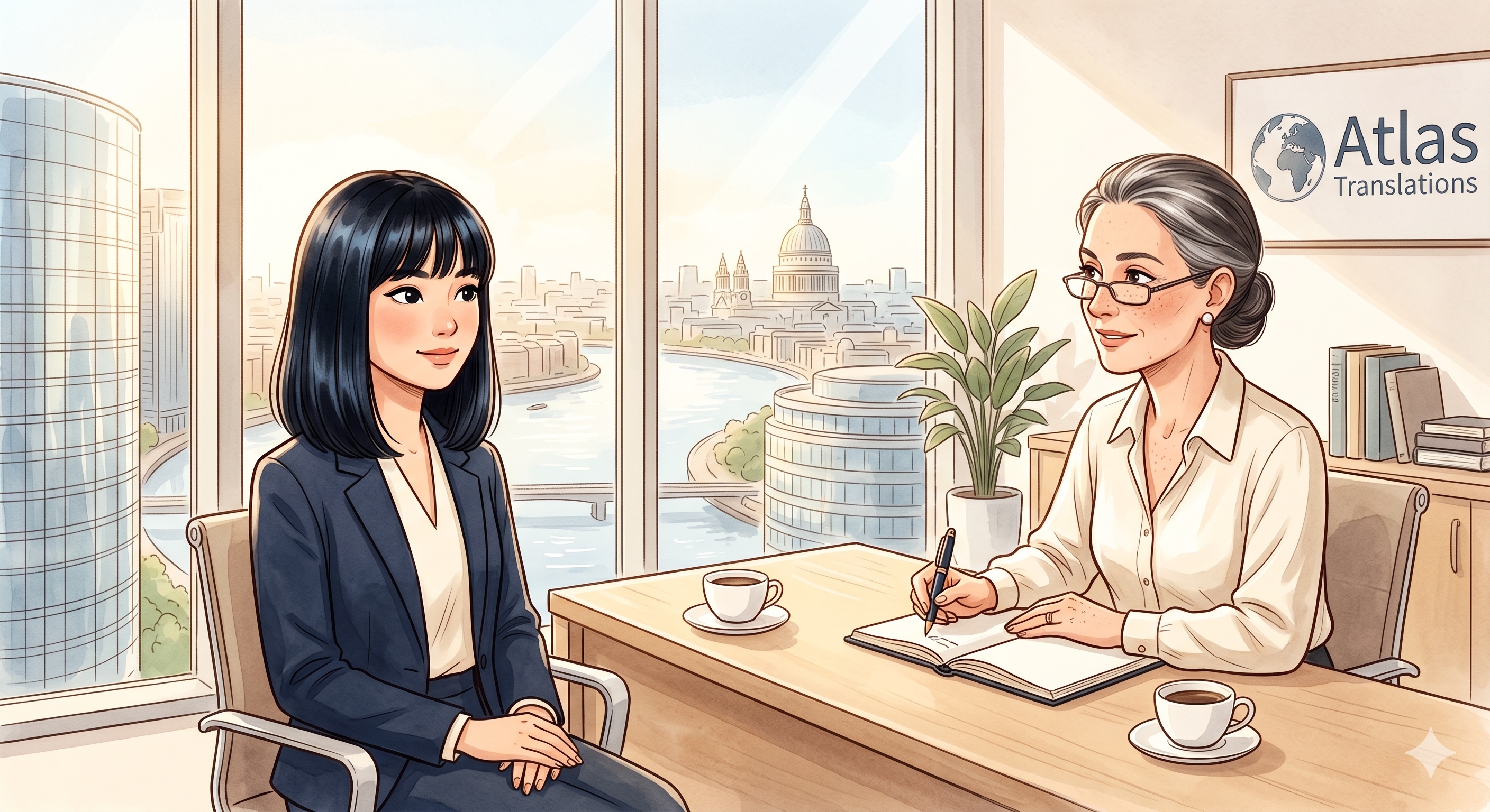 Marina's Job Interview